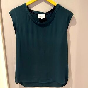Dark Green Sleeveless Top